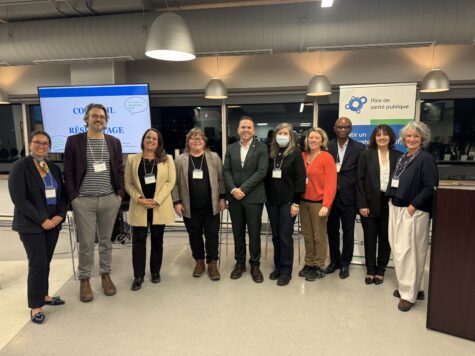 Panélistes groupe avec Jacqueline Wassef et Valérie Amiraux